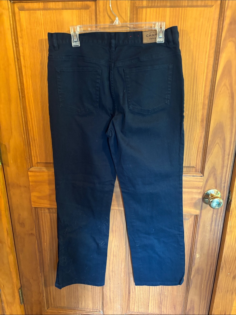 Chaps Woman’s Straight Jeans in Dark Blue - Picture 2 of 4